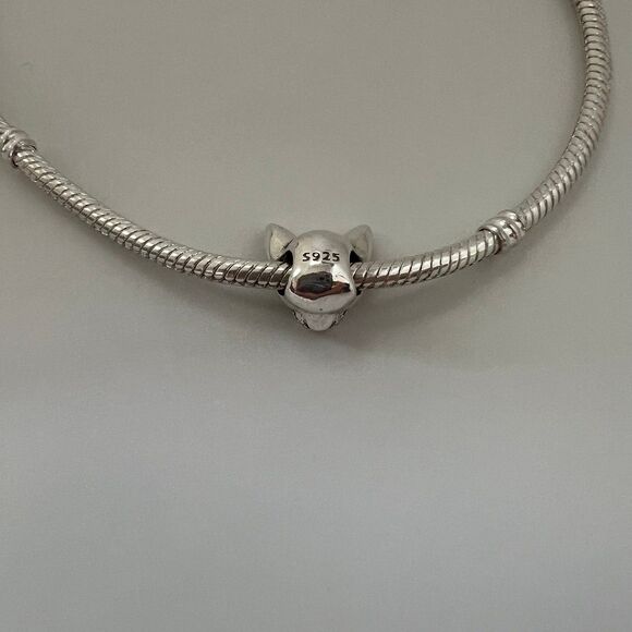 Sphynx Cat S925 Sterling Silver, Pandora Moments Compatible Charm - Picture 8 of 10